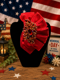 Crimson Valor Luxe Statement Tie