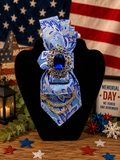 Graceful Sapphire Chain Tie
