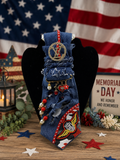 Distressed Denim Memorial Tie