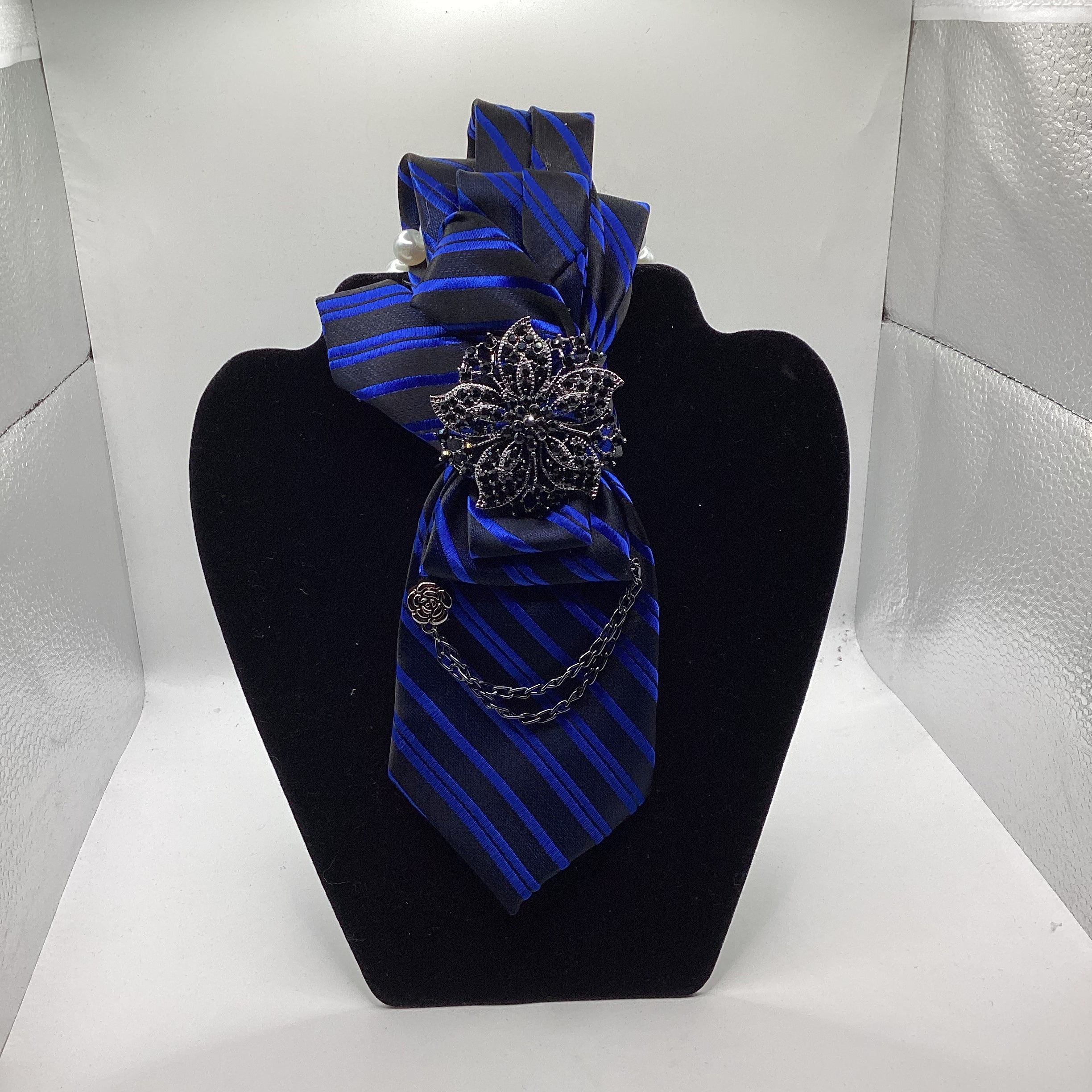 Midnight Sapphire Statement Necktie