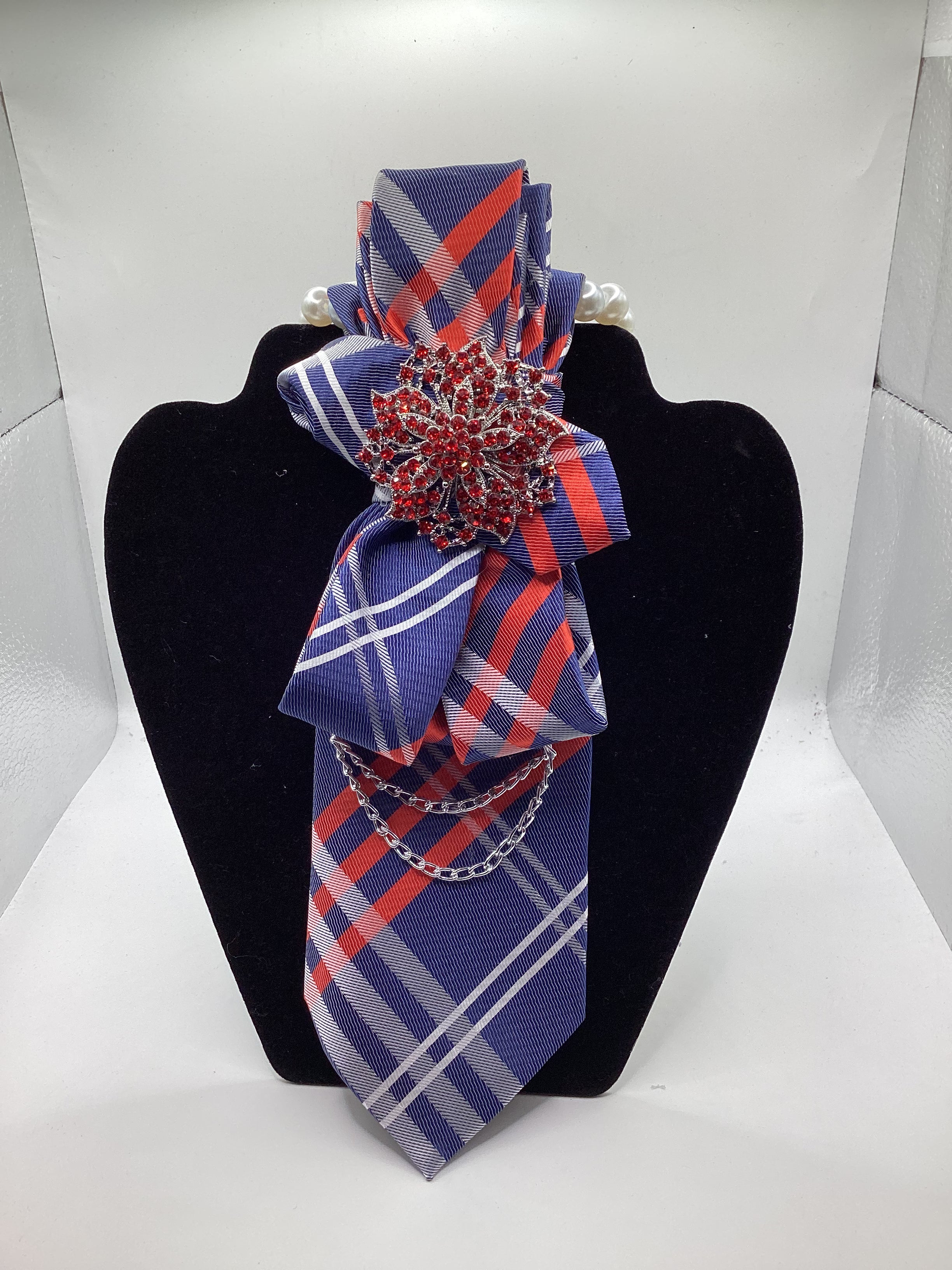 Royal Plaid Statement Necktie