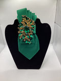 Emerald Crown Statement Tie