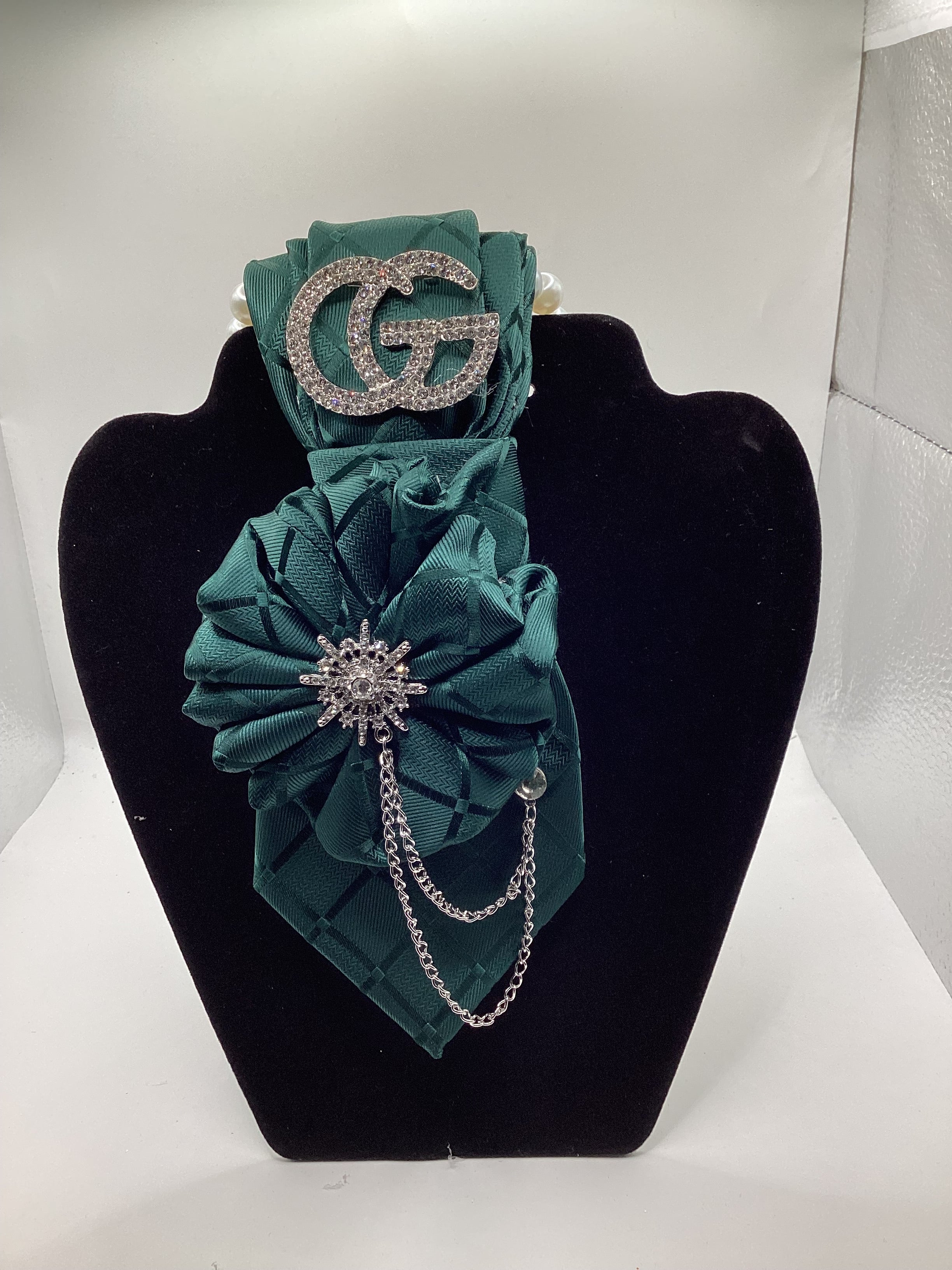 Emerald Luxe Designer Statement Tie