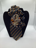 Obsidian Gold Elegance Statement Tie