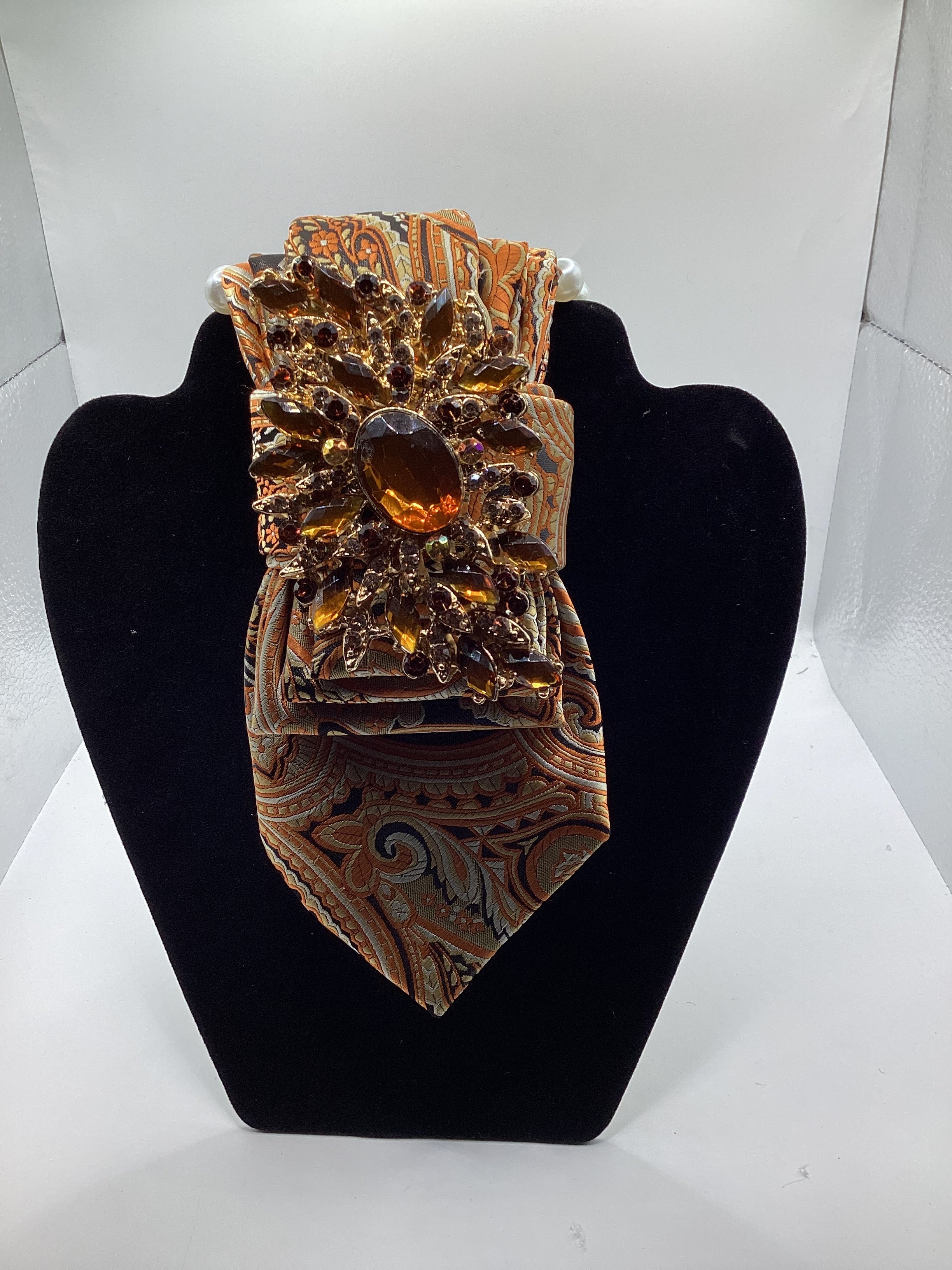 Golden Ember Royale Statement Tie
