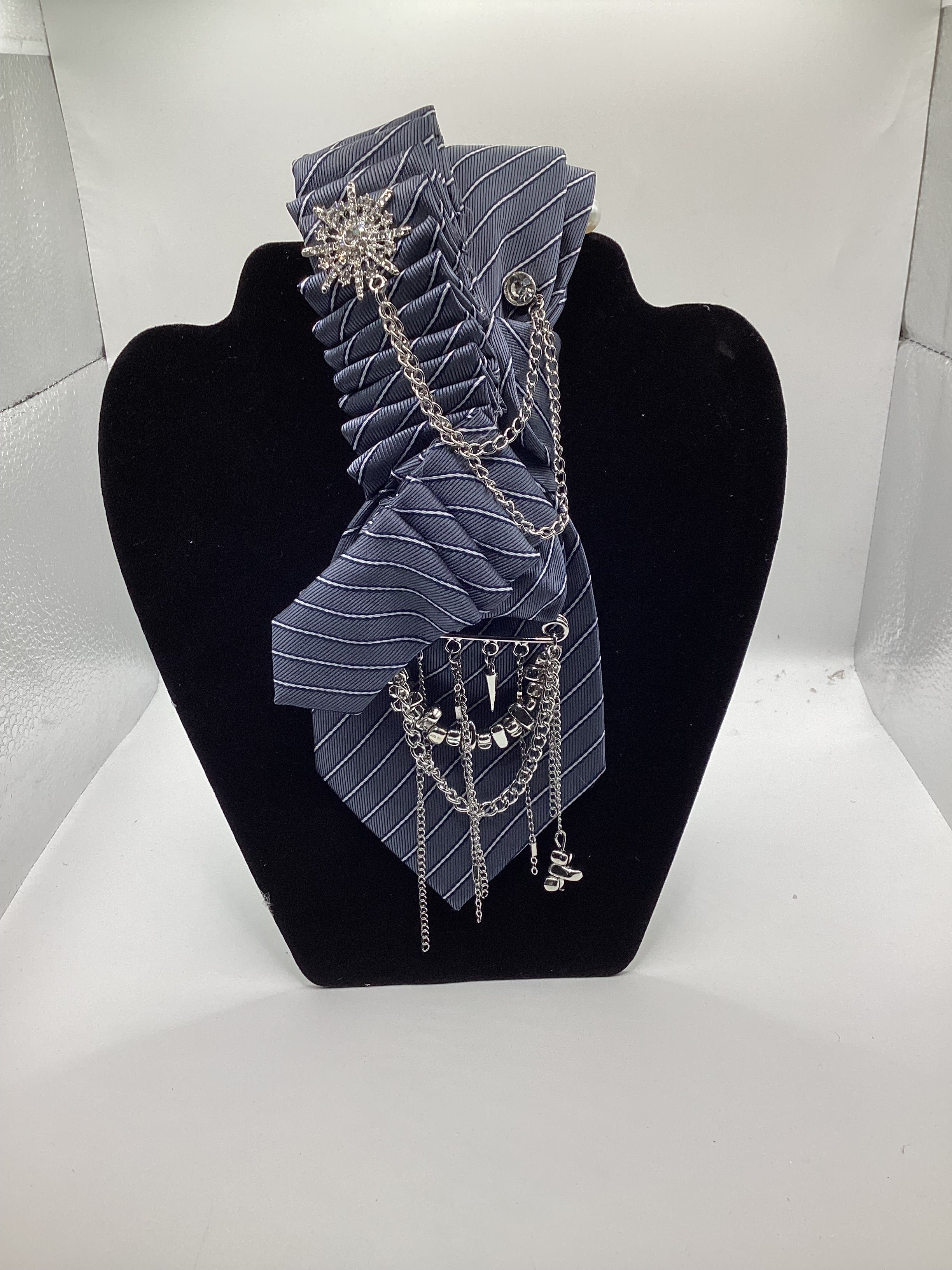 Steel Stripe Couture Tie