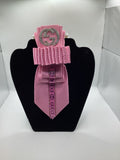 Blush Diamond Statement Tie