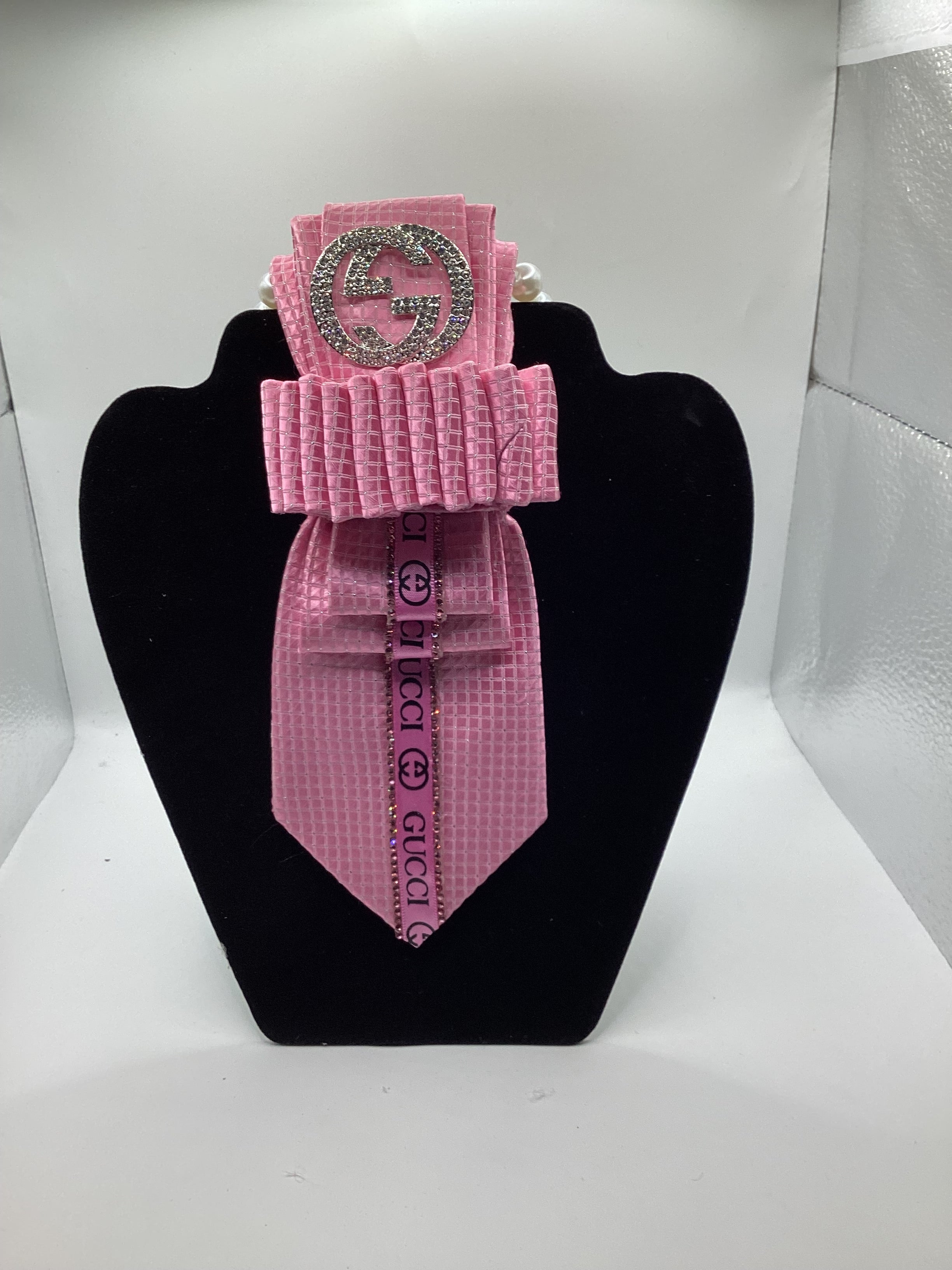 Blush Diamond Statement Tie