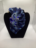 Sapphire Plaid Elegance Tie