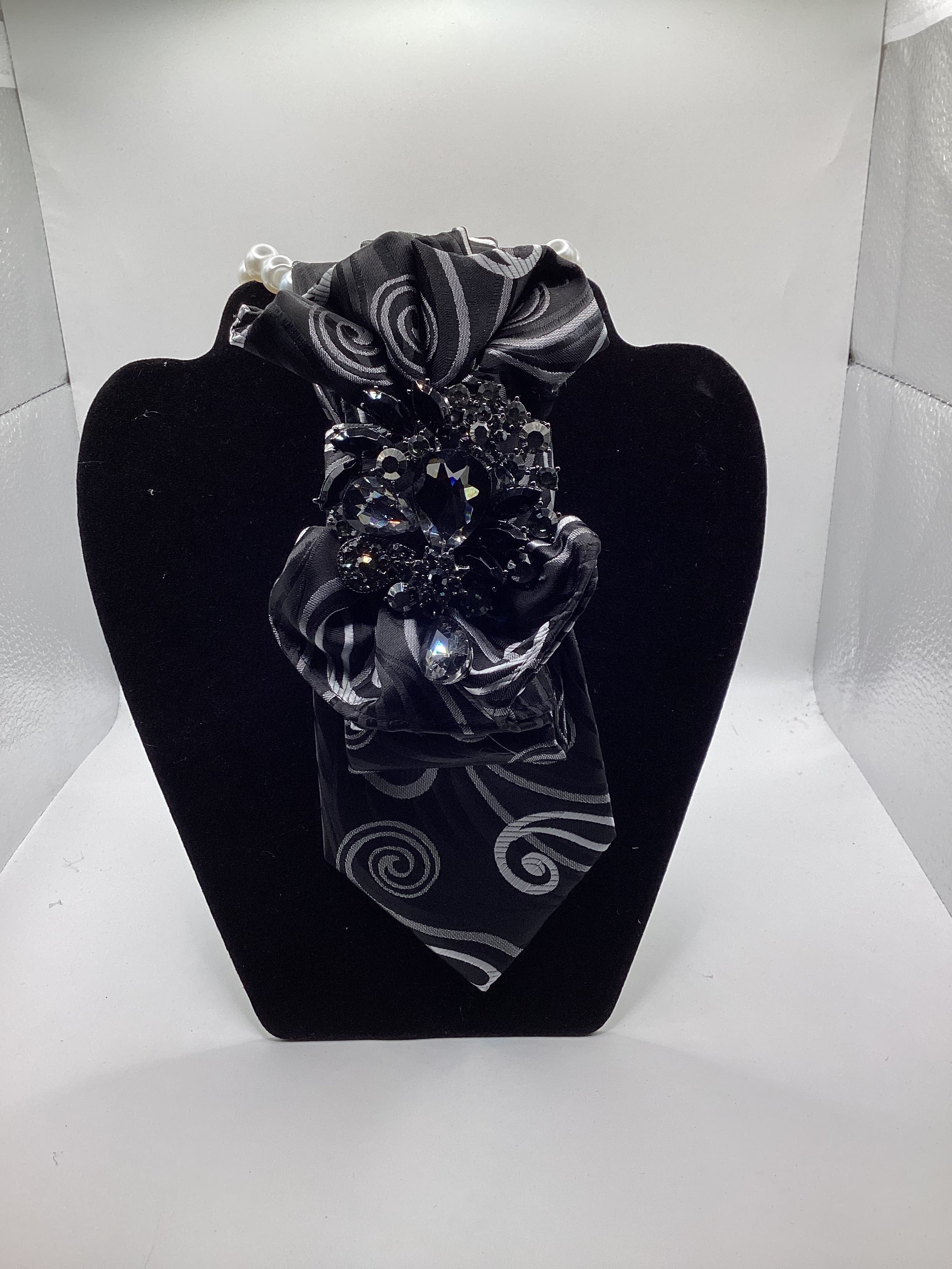 Classic Black Swirl Tie