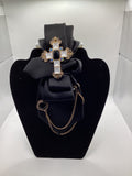 Black Cross Luxe Tie 2