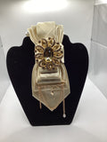 Champagne Gold Luxe Statement Tie