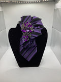 Violet Glam Statement Tie