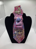 Blush Royale Bee Statement Tie – Pink Paisley Luxe Collection