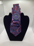 Royal Paisley Sapphire Statement Tie – Signature Couture Collection