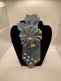 Sky Blossom Pearl Statement Tie – Grace in Bloom Collection