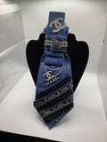 Denim Luxe Signature Neckwear – Crystal Embellished Designer-Inspired Tie | Tee’s Ties Exclusive