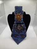 Denim Heirloom Luxe Neckwear – Hand-Embellished Crystal Statement Tie | Tee’s Ties Exclusive 2