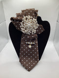 Mocha Pearl Elegance Neckwear – Tee’s Ties Signature Collection