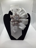 White Luxe Statement Tie