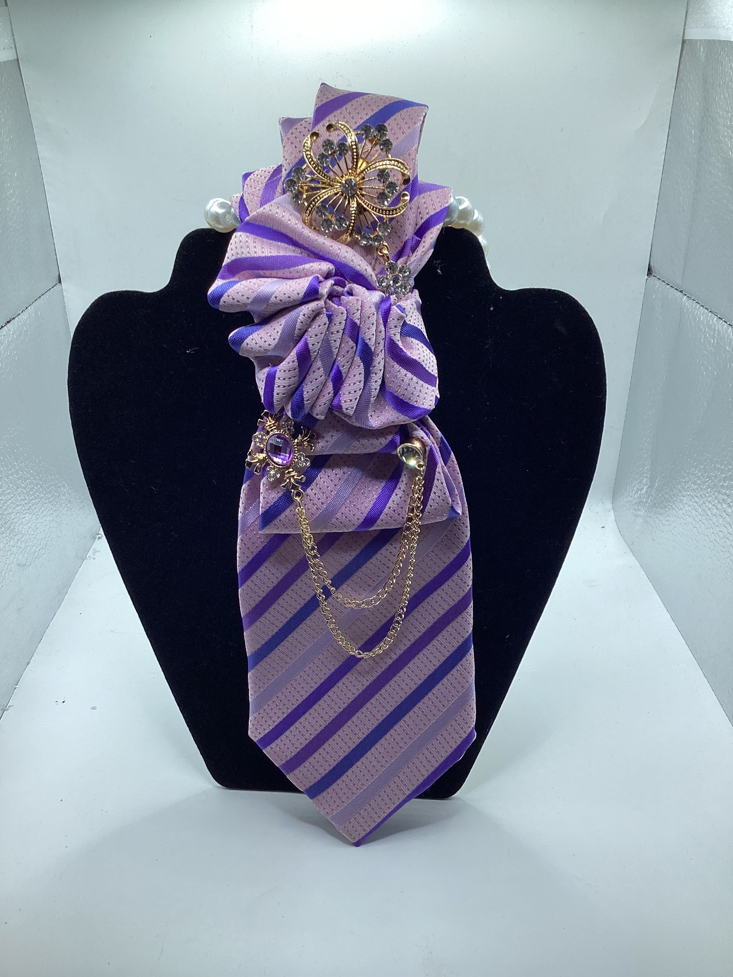 Lilac Charm Designer Tie