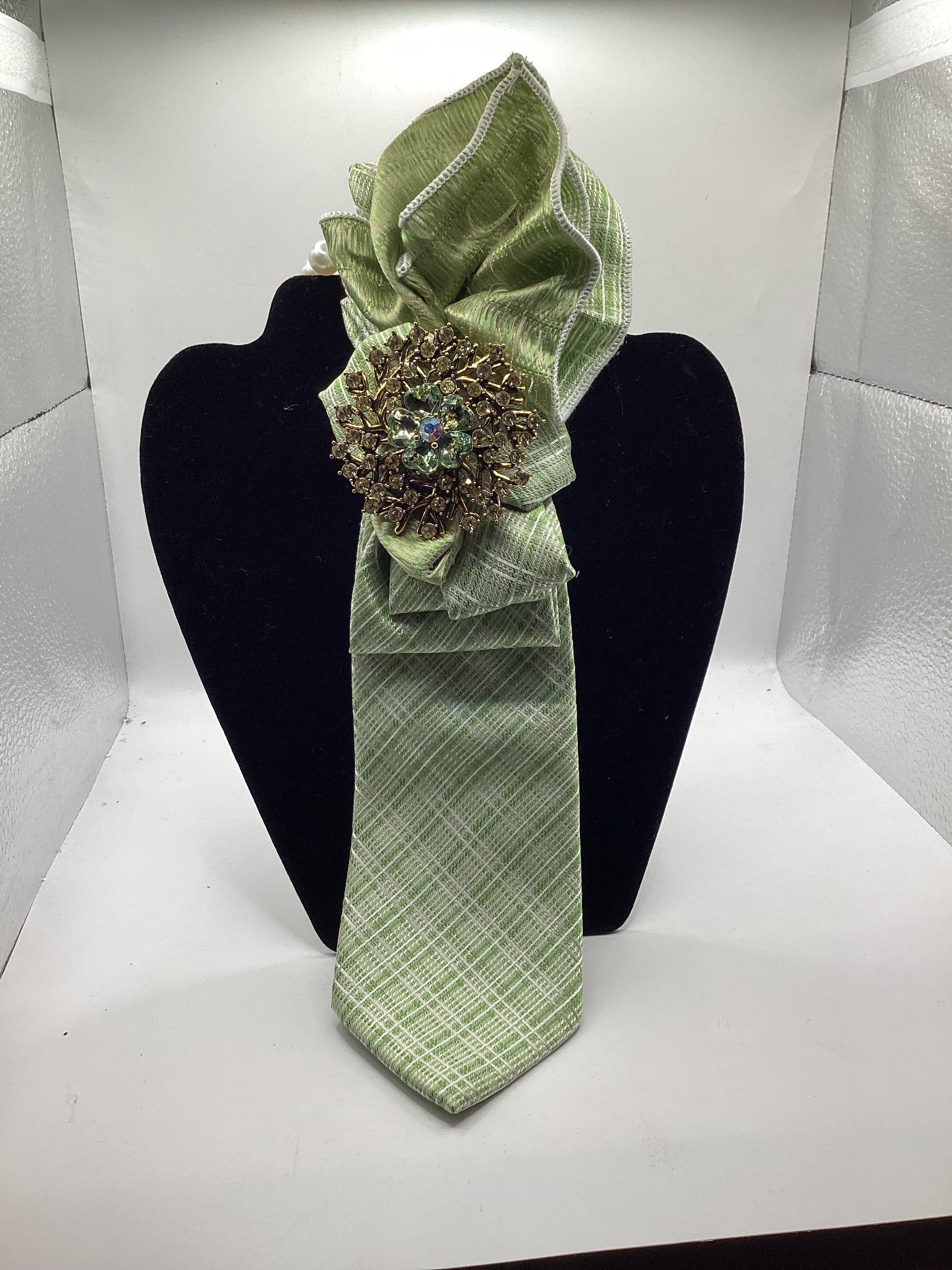 Sage Bloom Designer Tie |