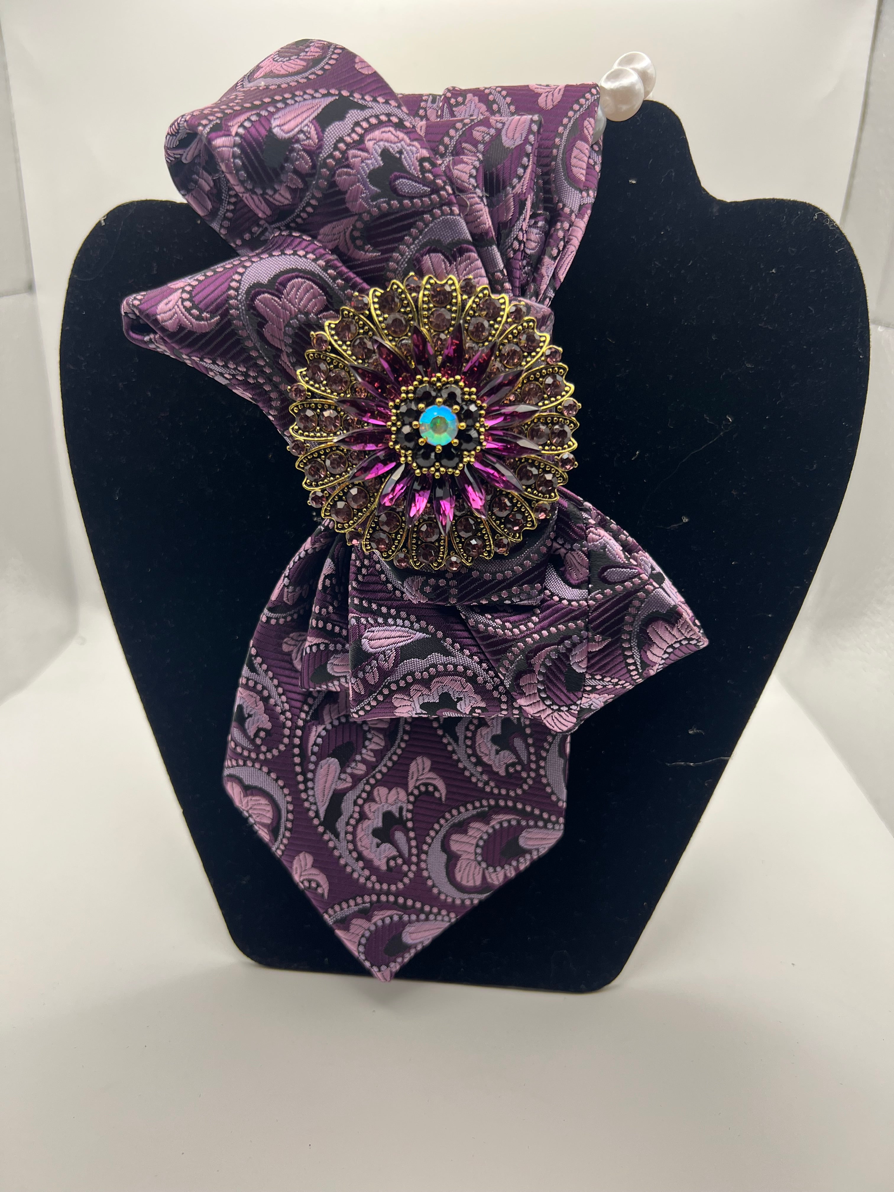 Plum Radiance Luxe Tie