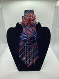Crimson Crest Designer Tie