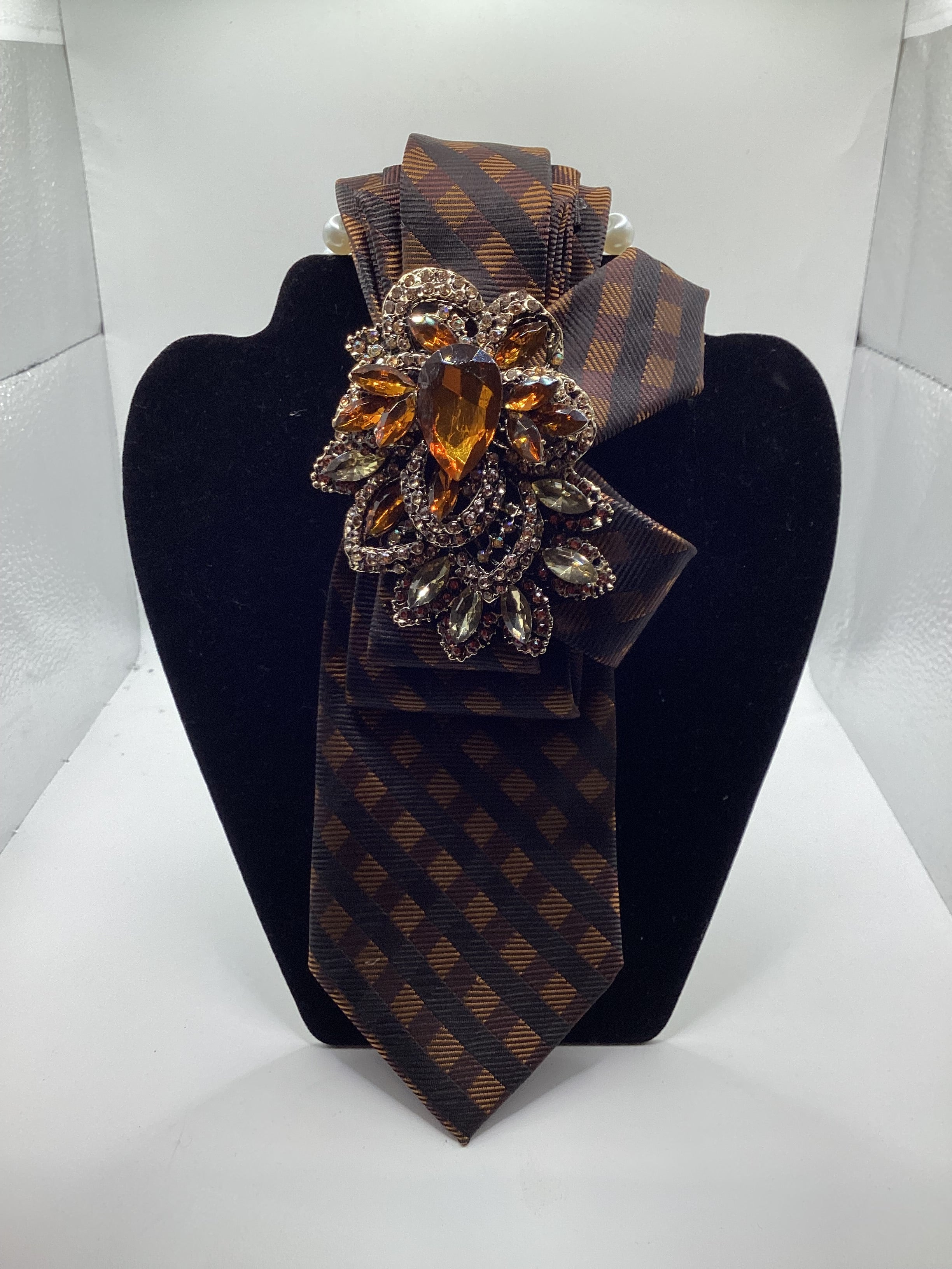 Amber Crown Designer Tie