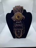 Bronze Blossom Designer Tie