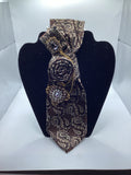 Mocha Heirloom Rose Hand Tie