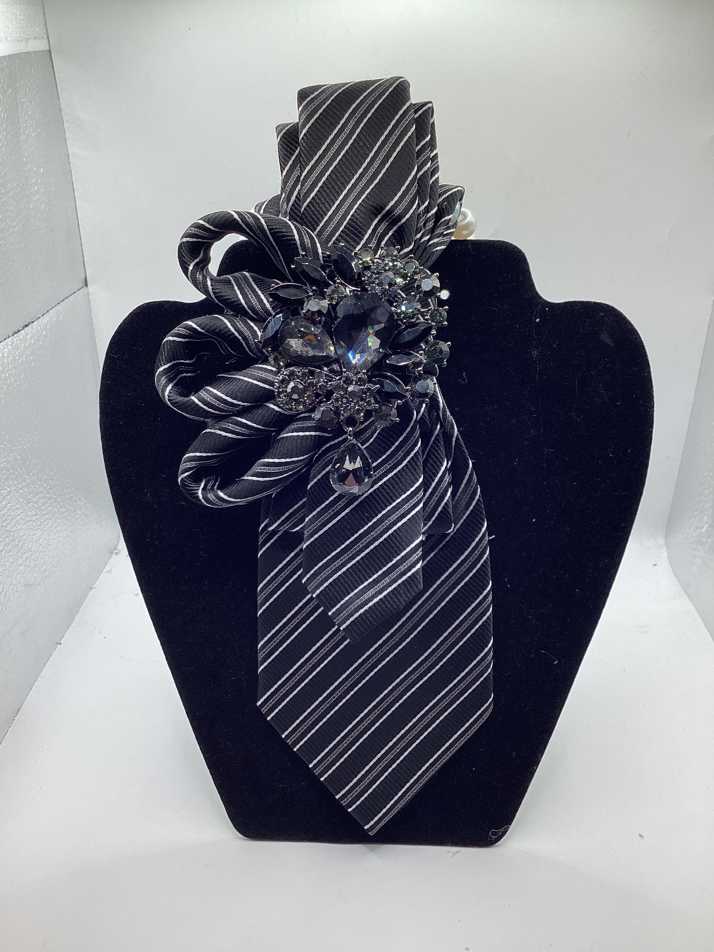 Shadow Stripe Luxe Statement Tie