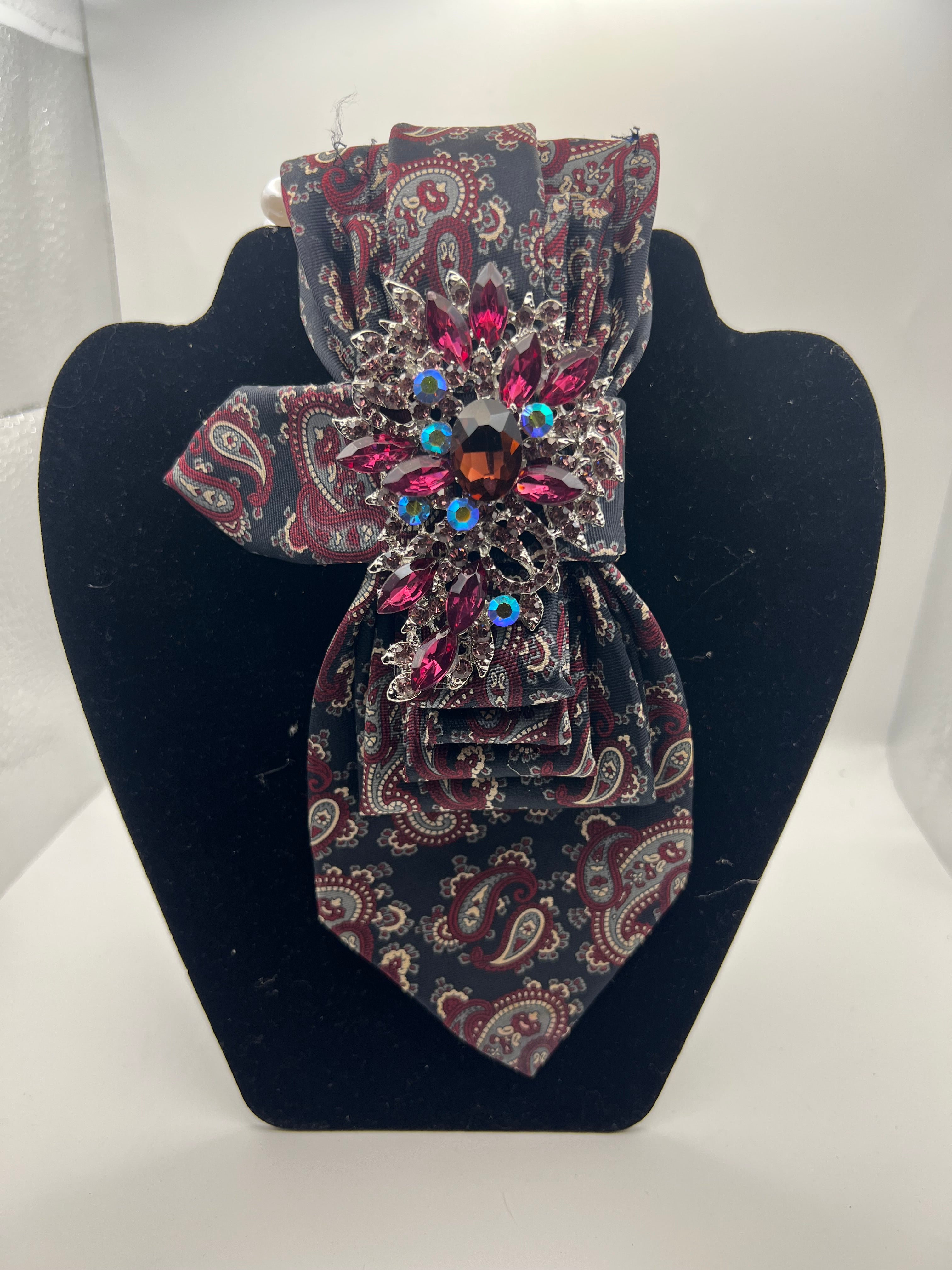 Wine Jewel Prestige Tie