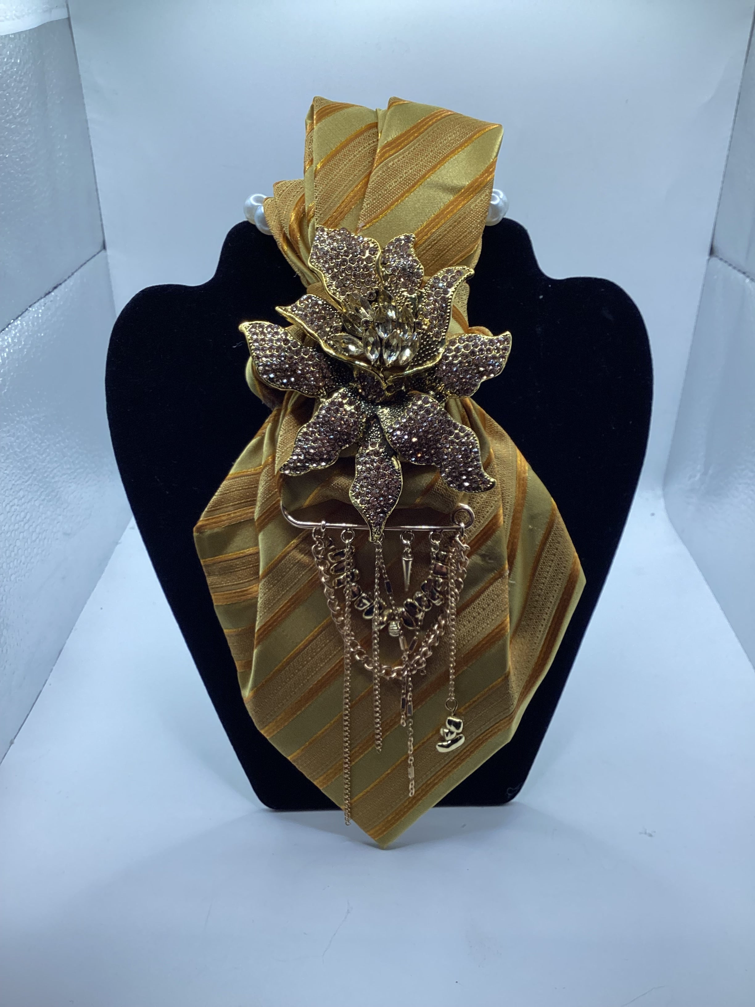 Golden Elegance Statement Tie