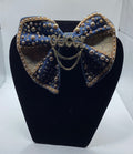 Denim Luxe Pearl Bow
