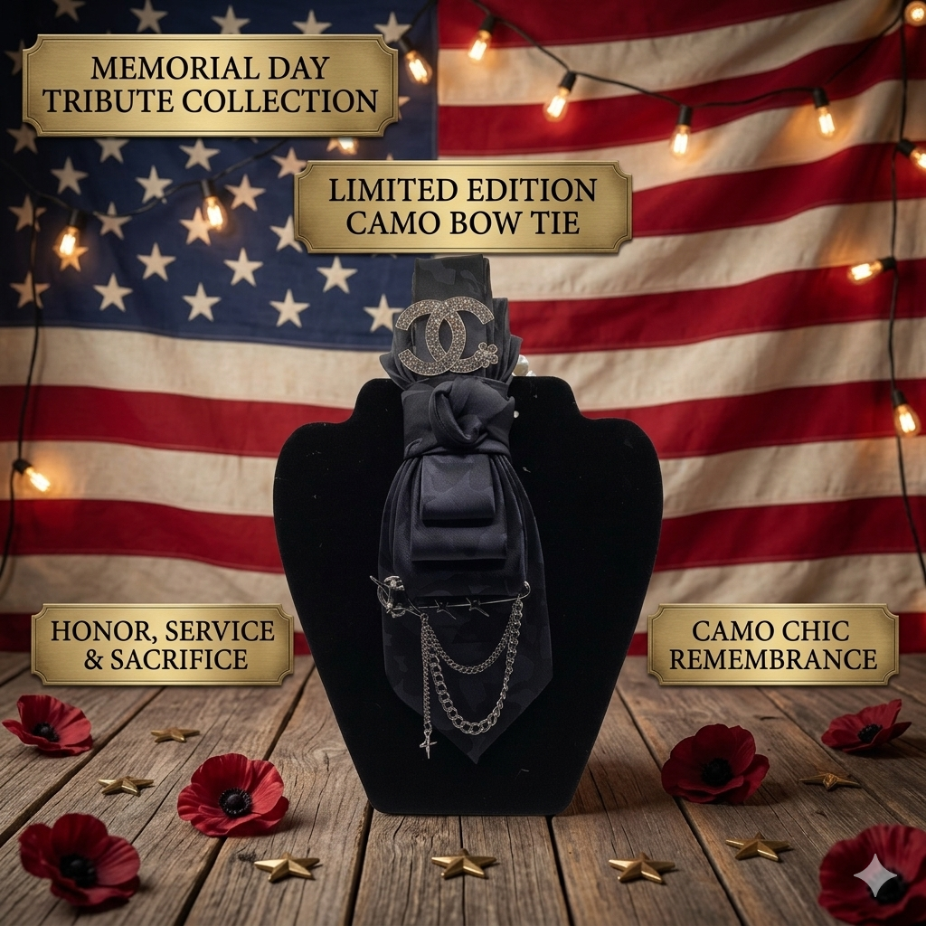 Limited Edition Camo Tribute Statement Tie