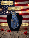 Denim Elegance Statement Tie
