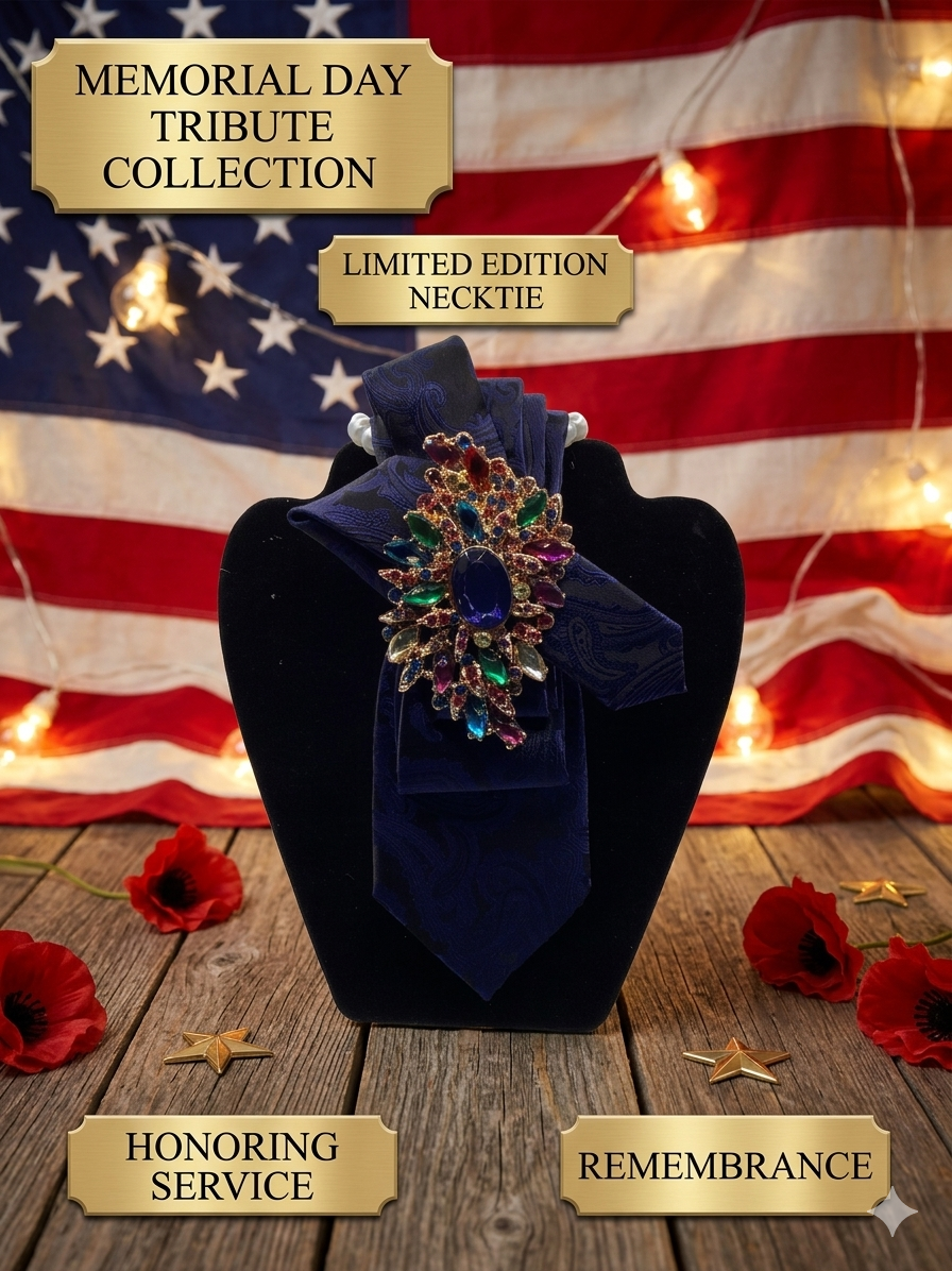 Deep Blue Crystal Statement Piece