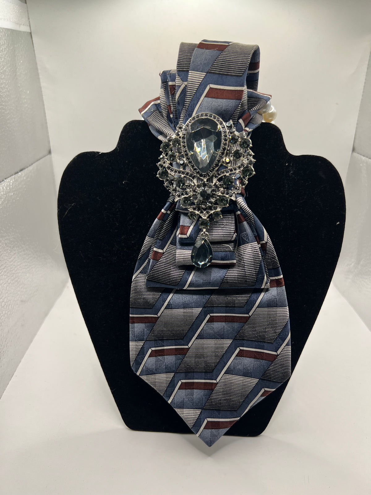 Midnight Sapphire Luxe Statement Tie