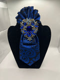 Royal Sapphire Elegance Statement Tie