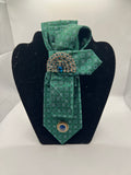 Emerald Peacock Statement Tie – Green & Sapphire