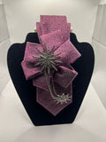 Starlight Rose – Luxury Embellished Statement Tie