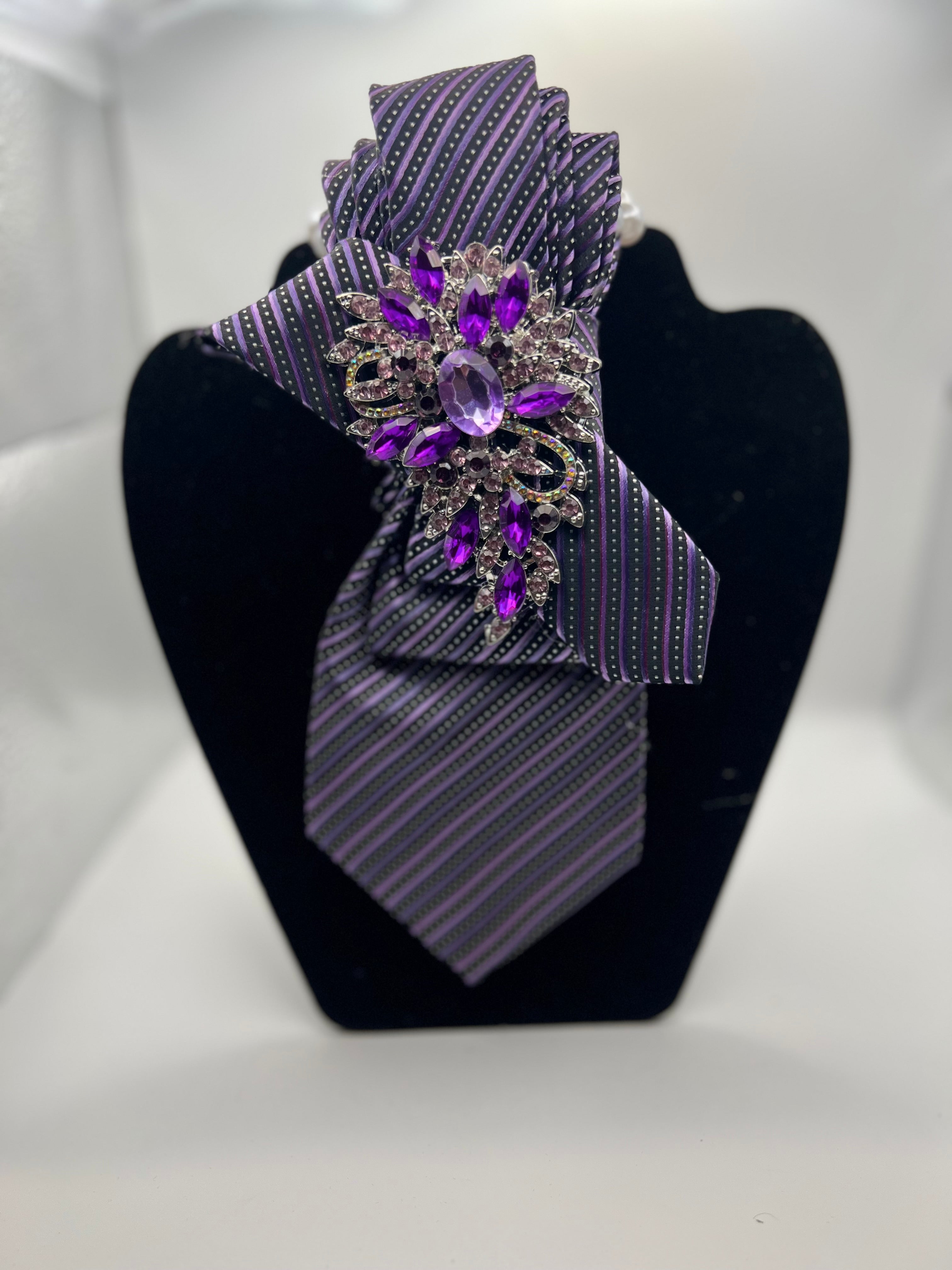 Purple Majesty Statement Tie